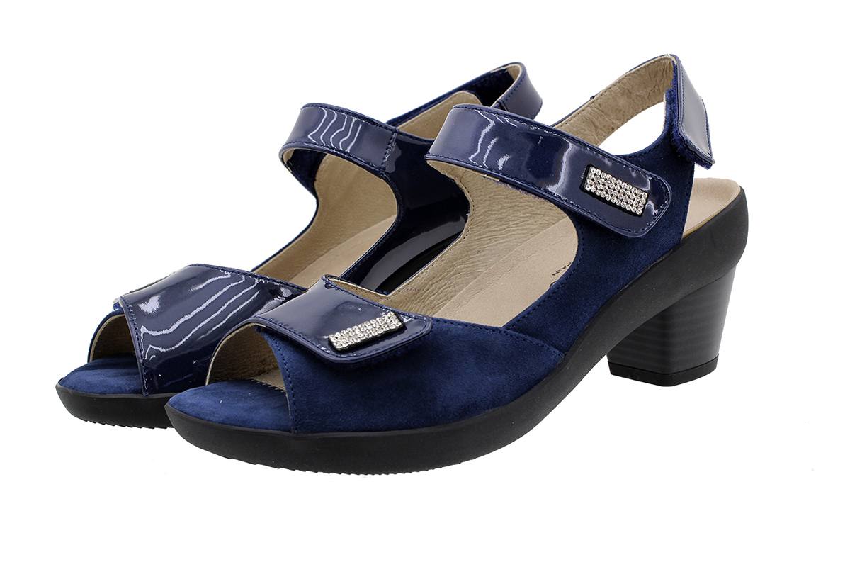 Removable Insole Sandal Blue Patent 190446 | Piesanto Online Shop