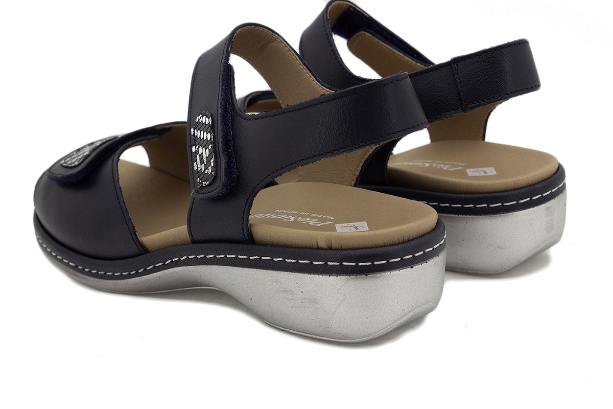 Removable Insole Sandal Blue Leather 210802 Piesanto Online Shop