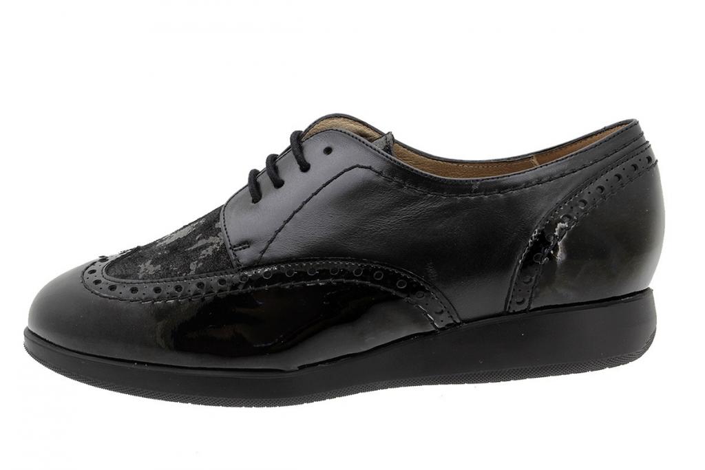 Lace-up Shoe Black Patent 185540