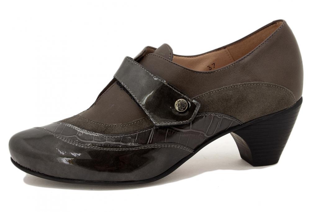 Velcro Shoe Bordeaux Patent 195406