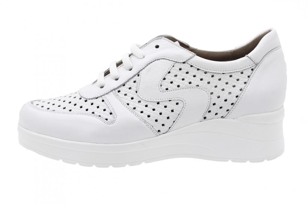 Sneaker White Leather 200763