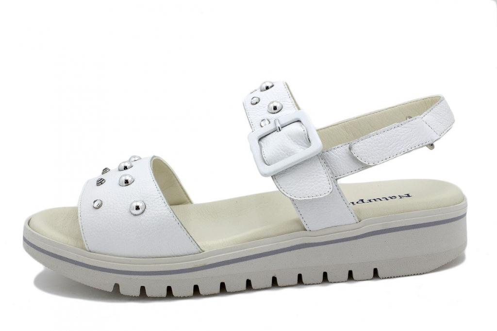 White Leather Removable Insole Sandal 200780