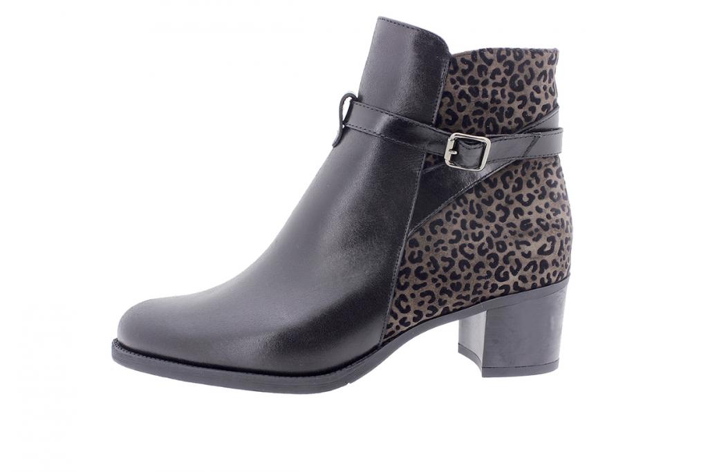 Ankle boot Black Leather 205446