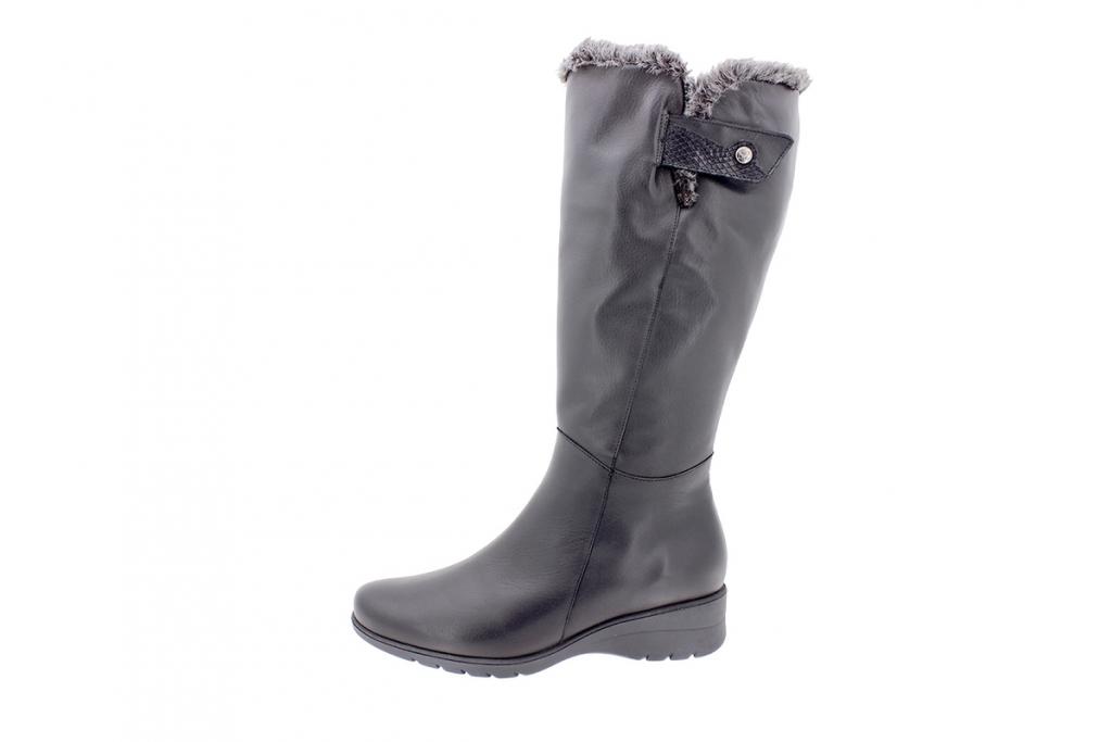 Boot Black Leather 205980 XL