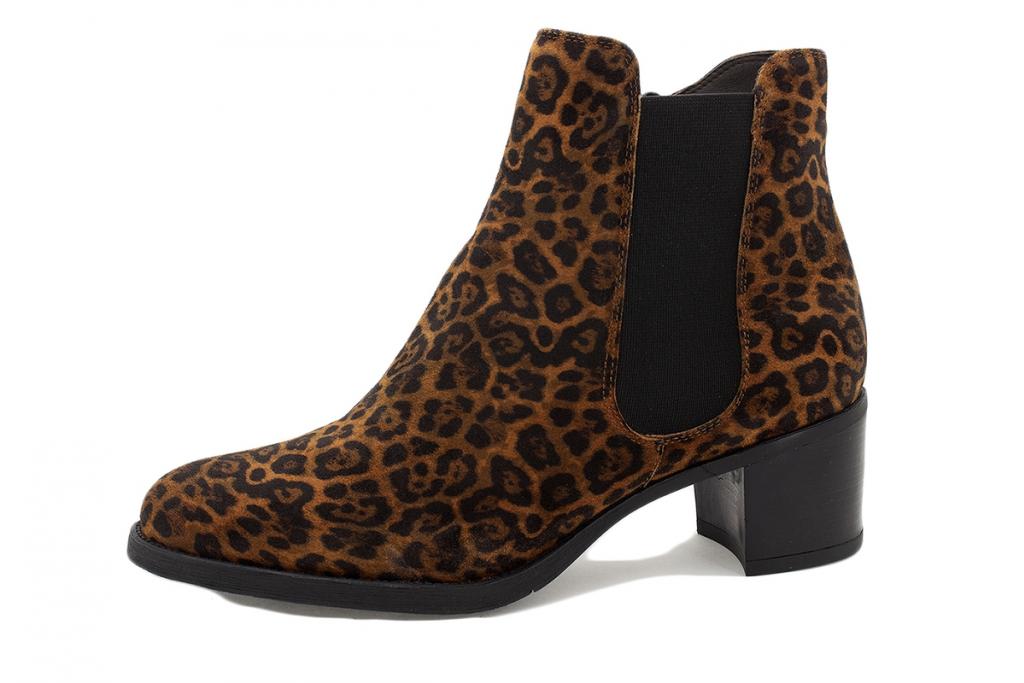 Ankle boot Tan Print 215447