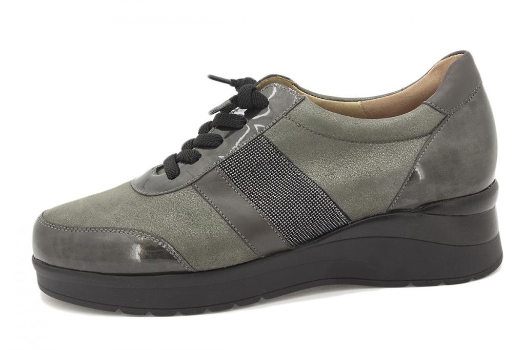 Lace-up shoe Grey Patent 215751