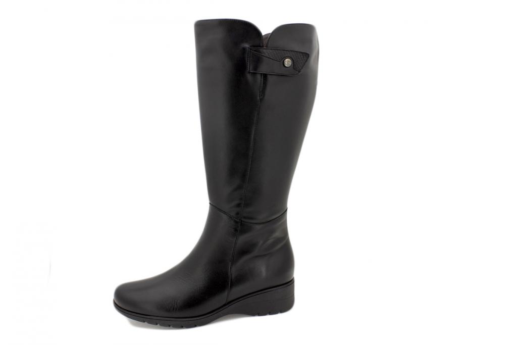 Boot Black Leather 215980 XL