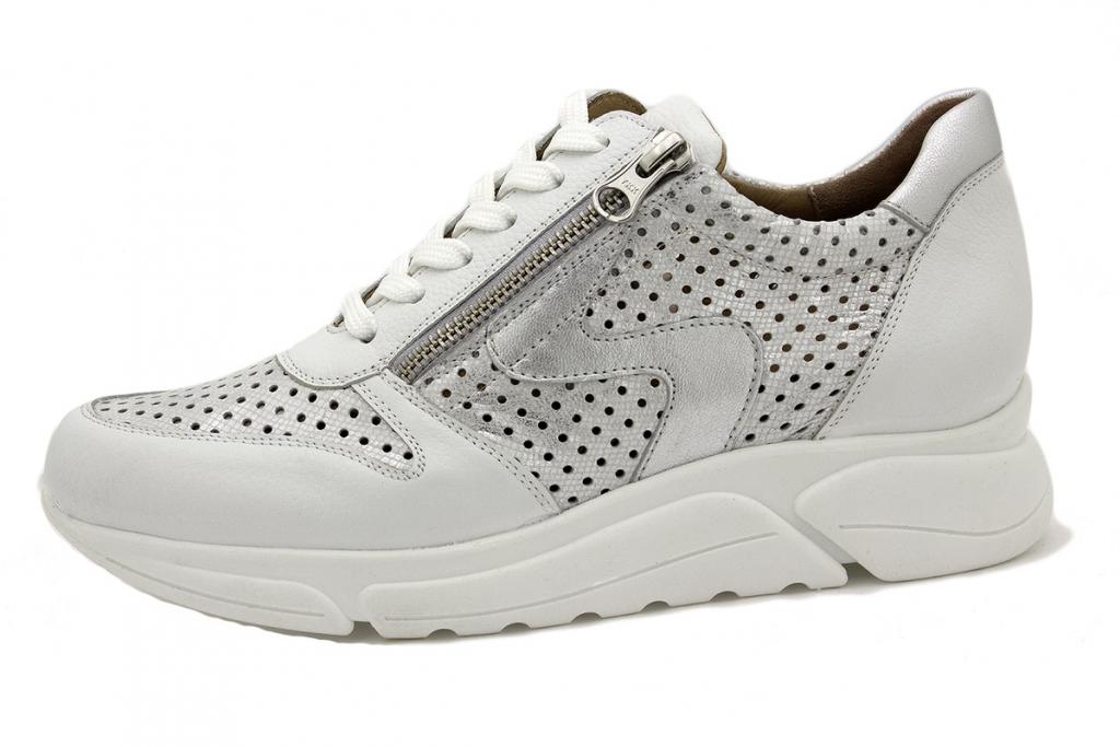 Sneaker White Leather 220768