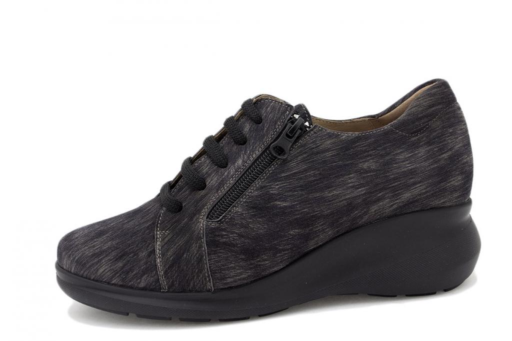 Grey Print Lace-up shoe 225825