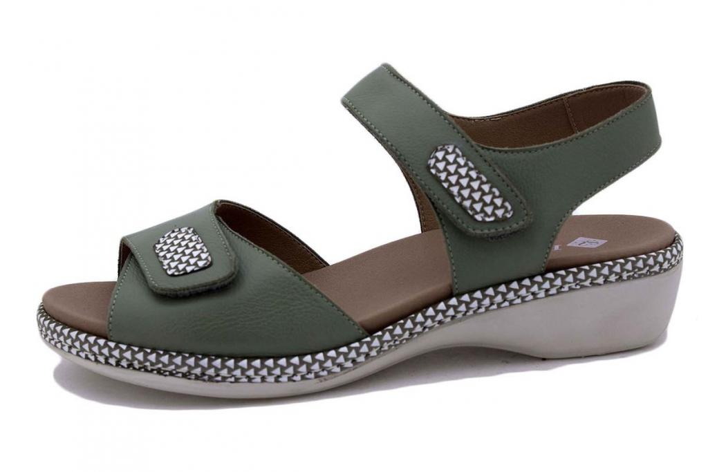 Jade Leather Removable Insole Sandal 230802