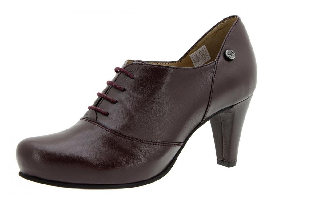 Tie shoe Leather Bordeaux 5234
