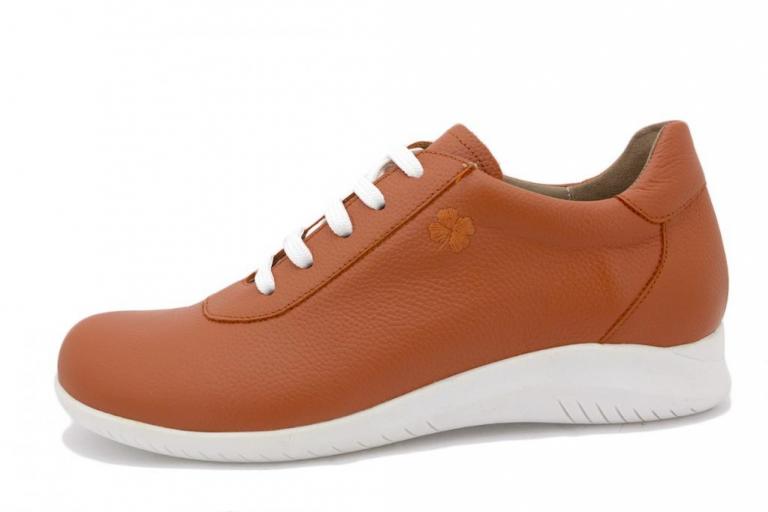Zapato Respetuoso Piel Naranja 250901 Tienda Online Piesanto