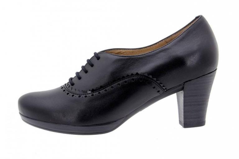 Zapato Cordón Piel Negro 9309